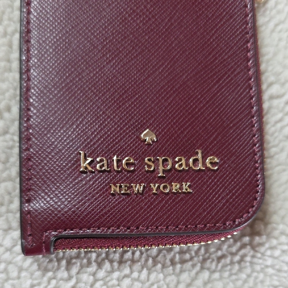Kate Spade Maroon Wristlet - Picture 4 of 7
